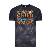 Cloud Black child welfare worker Vintage Tee - OliviaCreatesArt