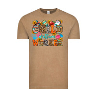 Vintage Coffee child welfare worker Vintage Tee - OliviaCreatesArt
