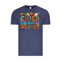 Vintage Denim child welfare worker Vintage Tee - OliviaCreatesArt