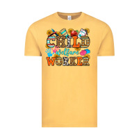 Vintage Mustard child welfare worker Vintage Tee - OliviaCreatesArt