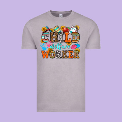Child Welfare Worker Vintage Tee Designed By Oliviacreatesart