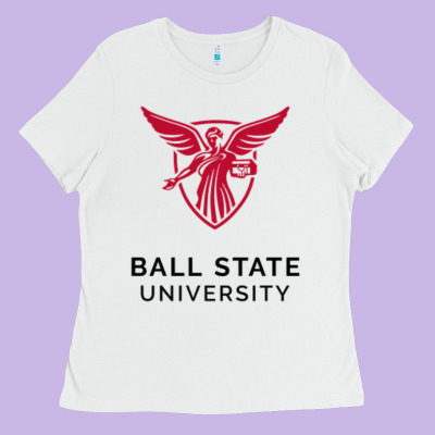 Ball.state.university.merch Ladies Tee Designed By Artchic