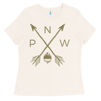 Bone pacific northwest mountain  cool pnw pacific northwest t shirt Ladies Tee - ArtChic