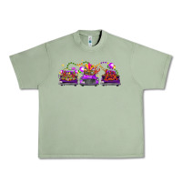 Oil Green Mardi Gras Farm Trucks Urban Heavy Tee - FaDigitalArtStudio