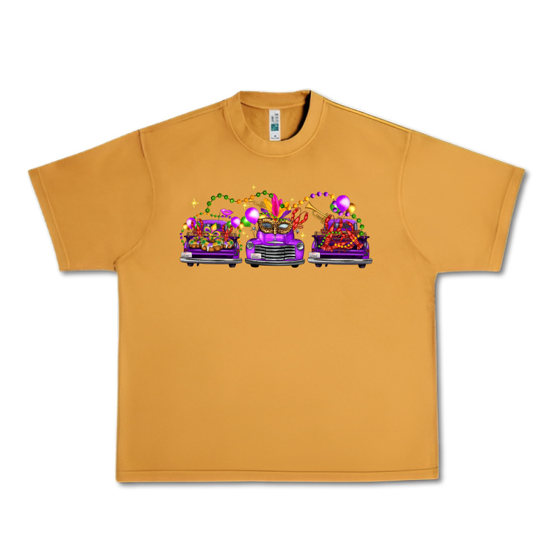 Mardi Gras Farm Trucks Urban Heavy Tee by FaDigitalArtStudio | Teevron