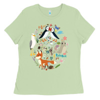 Matcha Puffin Rock gift for fans puffin rock characters Ladies Tee - ArtChic