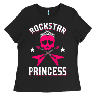 Black rockstar Ladies Tee - ArtChic