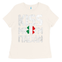 Bone Kiss Me I'm Italian Ladies Tee - ArtChic