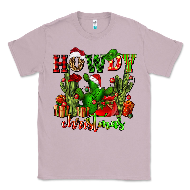 Howdy Christmas With Cactusses Classic Tee by CowGirlArtShop | Teevron