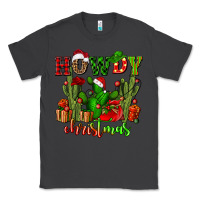 Smoke howdy christmas with cactusses Classic Tee - CowGirlArtShop