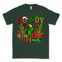 Sports Green howdy christmas with cactusses Classic Tee - CowGirlArtShop