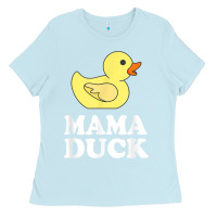 Baby Blue mama duck t shirt funny mother bird gift Ladies Tee - ArtChic