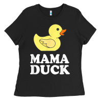 Mama Duck T Shirt Funny Mother Bird Gift Ladies Tee | Teevron