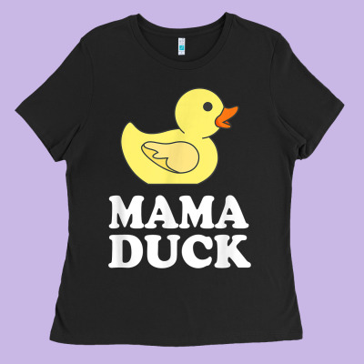 Mama Duck T Shirt Funny Mother Bird Gift Ladies Tee Designed By Artchic