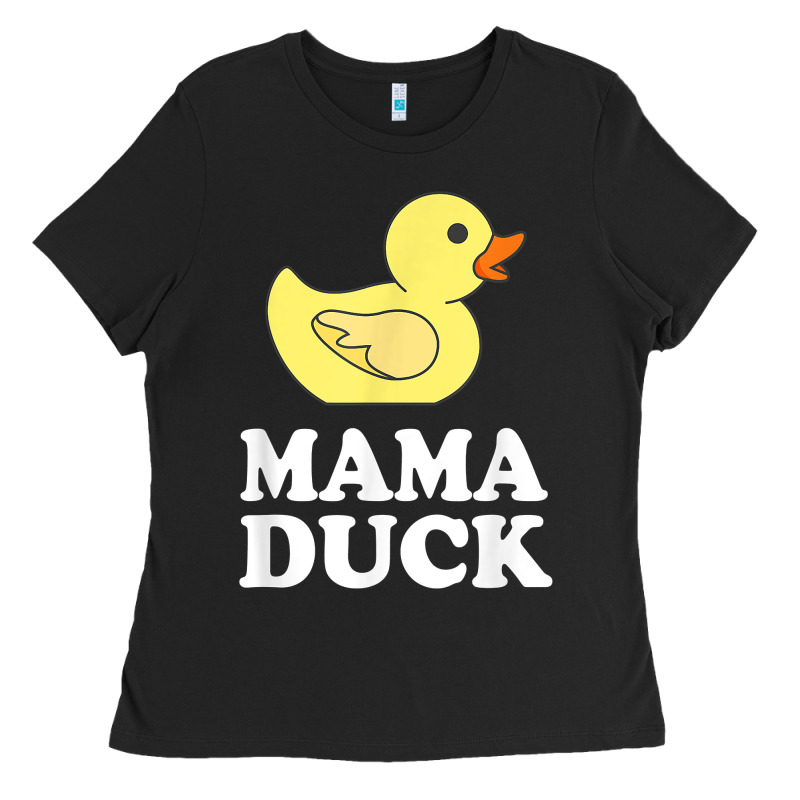 Mama Duck T Shirt Funny Mother Bird Gift Ladies Tee by ArtChic | Teevron