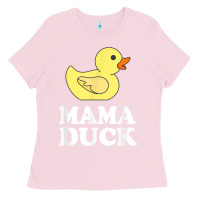 Bubblegum Pink mama duck t shirt funny mother bird gift Ladies Tee - ArtChic