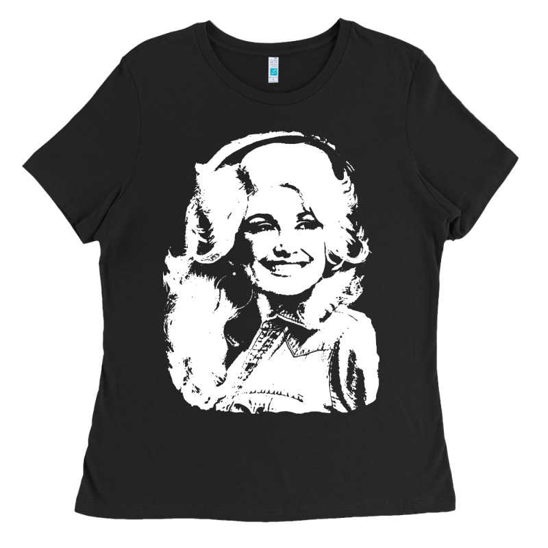 Dolly Parton Distressed Photo Ladies Tee by ArtChic | Teevron