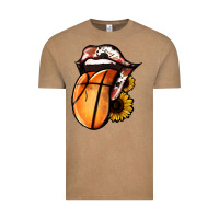 Vintage Coffee Basketball Tongue Vintage Tee - Jasminsmagicworld