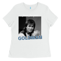 White Jean-Jacques Goldman .png Ladies Tee - StudioElite