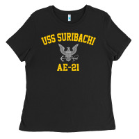 Black uss suribachi ae 21 t shirt Ladies Tee - StudioElite