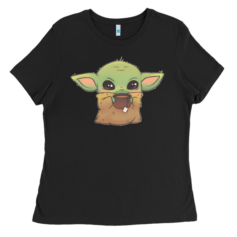 Baby Yoda Ladies Tee by StudioElite | Teevron