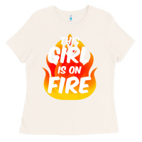 Bone This Girl Is On Fire Fierce Lady Woman Power Go Girls Fiery Ladies Tee - StudioElite
