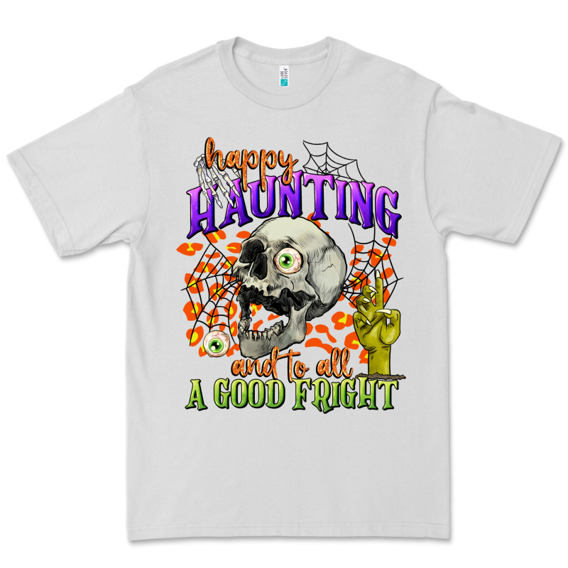 Happy Haunting And To All A Good Fright Premium Tee by CowGirlArtShop | Teevron