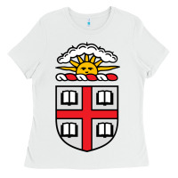 White brown university Ladies Tee - StudioElite