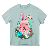 Arona Easter egg Nurse Easter Day Heavy Core Tee - HowdyJamesFarm