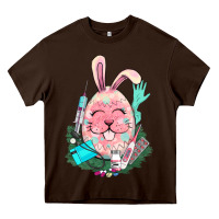 Chocolate Brown Easter egg Nurse Easter Day Heavy Core Tee - HowdyJamesFarm