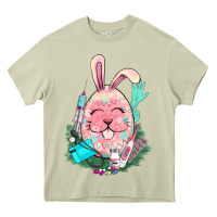 Mossy Easter egg Nurse Easter Day Heavy Core Tee - HowdyJamesFarm