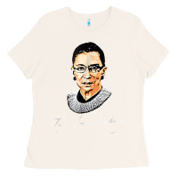 Bone rbg ruth bader ginsburg feminist t shirt   signature art Ladies Tee - StudioElite