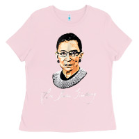 Bubblegum Pink rbg ruth bader ginsburg feminist t shirt   signature art Ladies Tee - StudioElite
