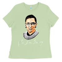 Matcha rbg ruth bader ginsburg feminist t shirt   signature art Ladies Tee - StudioElite