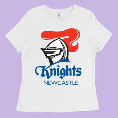 Newcastle Knights Ladies Tee Designed By Studioelite