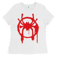 White Into the Spider-Verse Ladies Tee - StudioElite