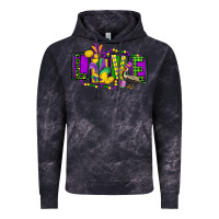 Cloud Black mardi gras love Vintage Hoodie - FaDigitalArtStudio