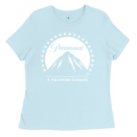Baby Blue Paramount Pictures 3 Ladies Tee - StudioElite