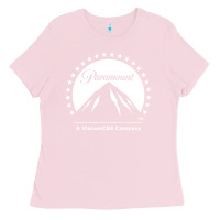 Bubblegum Pink Paramount Pictures 3 Ladies Tee - StudioElite