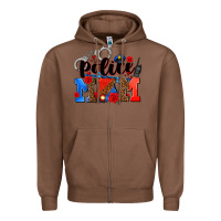 Chestnut police mom Zipper Hoodie - AdoDesignShop