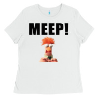 White Beaker MEEP Ladies Tee - StudioElite