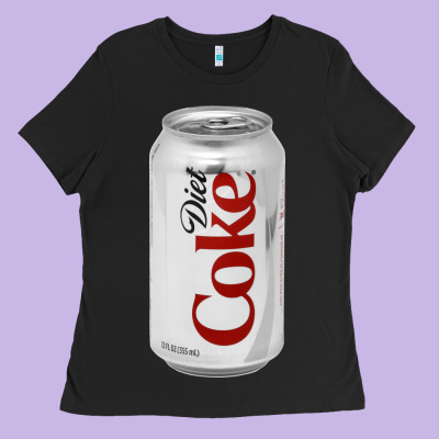 Diet Cola Ladies Tee Designed By Studioelite