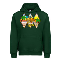 Forest Green sunrise sunburn sunset repeat Urban Hoodie - JahusDesignShop