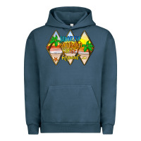 Pigment Midnight Navy sunrise sunburn sunset repeat Urban Hoodie - JahusDesignShop