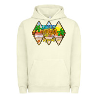 Pigment Pistachio sunrise sunburn sunset repeat Urban Hoodie - JahusDesignShop