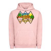 Pigment Salmon sunrise sunburn sunset repeat Urban Hoodie - JahusDesignShop