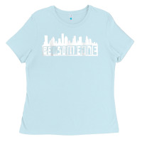 Baby Blue be someone h town houston texas skyline. t shirt Ladies Tee - StudioElite