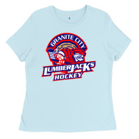 Baby Blue granite city lumberjacks hockey Ladies Tee - StudioElite