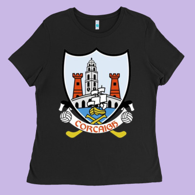 Cork Gaa Classic Ladies Tee Designed By Studioelite