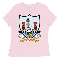 Bubblegum Pink cork gaa classic Ladies Tee - StudioElite